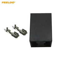 FEELDO 1Set Car Auto Motorcycle H7-21 HID LED Bulb DIY Quick Connector Plug with Terminals Adapter