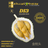 [NEXT DAY DELIVERY] 500G ROLLING DURIAN Fresh Golden Bun (S\pore Red Prawn) D13 Fruit"