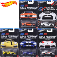 Original Hot Wheels Car Gran Turismo Toys for Boys 1/64 Diecast 73 BMW Toyota GR Supra Nissan GT-R Porsche 911 GT3 Ford Mustang