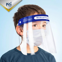【Nutri Medic】兒童全透明輕便防護隔離面罩*20入(防疫防飛沫防噴濺風塵防起霧拋棄式面罩)