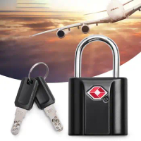 Cabinet Locker TSA Customs Lock Portable Padlock with Key Travel Bag Lock Security Tool Luggage Lock Travel