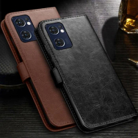 for oppo reno7 5g case book style leather flip phone cover orro appo renault reno 7 5g CPH2371 6.43" magnetic book stand coque