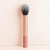 1pc Flame Shaped Blush Brush For Applying Powder Blush On Cheeks To Sculpt And Define Your Face For A Refined