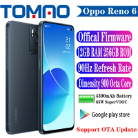 Original Official New Oppo Reno 6 5G SmartPhone 90Hz 4300mAh 65W Dimensity 900 6.43" 8GB 12GB RAM 128GB 256GB ROM 64MP Camera