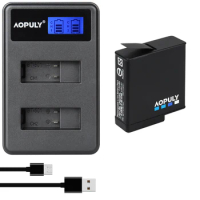AOPULY for GoPro Hero 7 Hero 6 Hero 5 Battery 1880mAh + USB Charger for GoPro Hero 7 6 5 Black Cameras
