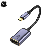 Type C/DP/Mini DP Male to HDMI-compatible 2.1 Female Adapter HDMI-compatible to USB-C Converter 8K 60Hz HD Projector Cable