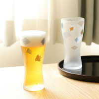 日本ADERIA 波千鳥對杯組 310ml 2入禮盒組 金益合玻璃器皿