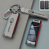 Zinc Alloy Leather Car Key Holder Key Cover for GAC Trumpchi GS3 GS4 GS5 GS8 GA4 GA6 GA8 Anti-Scratc