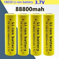 Free Shipping Original 18650Battery 88800mah 3.7 V18650 Lithium Rechargeable Battery for Flashlight Batteries ScrewdriverBattery