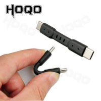 Ultra-short USBC Cable,Connects with Mobile Phone to USB DAC+headphone Amplifier,Type-C male to male Cable for Samsung SSD T5