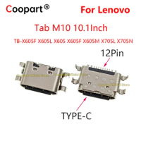 2-100Pcs USB Charger Charging Port Plug Dock Connector For Lenovo Tab M10 10.1Inch TB-X605F X605L X605 X605F X605M X705L X705N