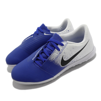 Nike 足球鞋 JR Phantom Venom Club  海外限定 女鞋 大童 支撐包覆 運動 藍 白 AO0400-104