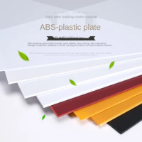 1pc Pratical ABS Styrene Plastic Flat Sheet Plate Black For Industry Tools