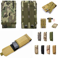 Tactical Phone Pouch Belt Hook Holster Waist Case For Nomu T20 S30 S10 Pro M8 S50 Pro M6 T18 S10 Pro S30 Mini Doro 8035 8040