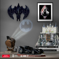 Barangan Rasmi Filem Batman LeCube DC Mainan Dewasa Bergaya Buatan Tangan Model DIY Teka-teki 3D Mag