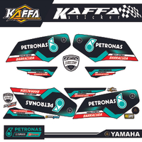 VARIASI MOTIP STRIPING VARIASI STICKER STIKER MOTOR YAMAHA RX KING PETRONAS RX KING GRAFIS STIKER ST