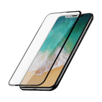 iPhone X XS 透明9D滿版9H玻璃鋼化膜手機保護貼(3入 iPhoneX保護貼 iPhoneXS保護貼)