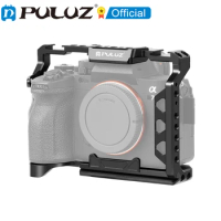 PULUZ Metal Camera Cage Stabilizer Rig for Sony A7 IV / ILCE-7M4 / A7M4 / A7M3 / A7R3 / A7R III Camera Cage