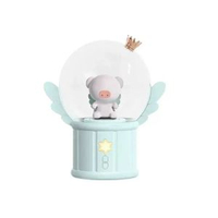 音樂盒小夜燈USB充電藍芽音響小夜燈LED旋轉八音盒起夜餵奶燈
