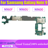 Original Unlocked Motherboard For Samsung Galaxy Note 9 N960F N960FD N960U N9600 128GB 512GB Mainboard Logic board