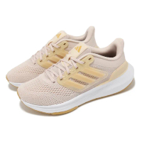 【adidas 愛迪達】慢跑鞋 Ultrabounce W 女鞋 米白 黃 緩震 輕量 路跑 運動鞋 愛迪達(IE0727)