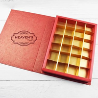 Hardbox mika nastar/coklat/praline sekat 24