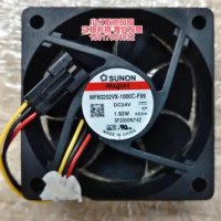 SUNON MF60202VX-1000C-F99 DC 24V 1.92W 60x60x20mm 3-Wire Server Cooling Fan