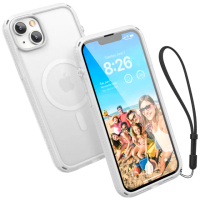 【Catalyst】iPhone14 Plus 6.7吋 MagSafe 防摔耐衝擊保護殼(霧白)