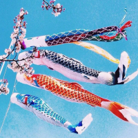 40/70/100CM Kite Outdoor Japan Style Wind Chimes Hanging Decorations Windsock Carp Flag