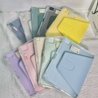 Case for iPad Gen10 Gen11 2025 Pro 11 Air4 Air5 10.9 Gen9 Gen8 Gen7 10.2 pro11 Air6/7หมุนได้ 360 องศ