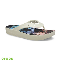 Crocs 卡駱馳 (女鞋) 經典厚底女士人字拖-208770-2Y3