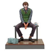Marvel Movie Joker Heath Ledger Dc Suicide Squad Joker Sitting Figure Model Statue Desktop Decoration Ornaments Gifts
