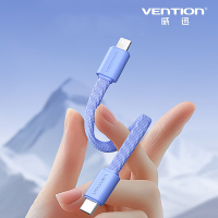 Vention 威迅 FHW系列 Type-C to Lightning 編織快充線-短線版 11cm