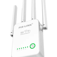 PIX-LINK WR48S4Q WiFi Repeater WiFi Extenders Signal Booster For Home WiFi Booster Signal Amplifier Internet Booster Long Range