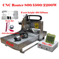 CNC 3040 4axis 2200W USB Router Machines PCB Engraving Milling Machine Wood Metal Carving Cutter for Woodworking Lathe 1500W