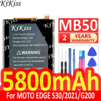 5800mAh KiKiss Powerful Battery MB50 For Motorola Moto EDGE S30/2021/G200 XT2175-2
