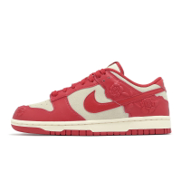 Nike 休閒鞋 Wmns Dunk Low Red Roses 女鞋 紅 米白 紅玫瑰 浮雕 HF1986-100
