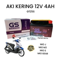 AKI MOTOR MIO J, MIO M3, MIO Soul, MIO GEAR,XEON, AKI KERING GS GTZ5S GRAND SUPREME 12V 4AH