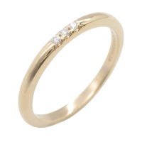 【二手名牌BRAND OFF】TIFFANY＆CO 蒂芬妮 18K玫瑰金 鑽石 戒指 #11.5