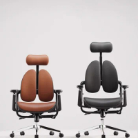 Luxurious Design Gaming Chair Leather Lumbar Support Computer Boss Office Chair Home Cadeira De Escritorio Office Furniture