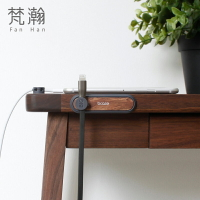 梵瀚 日式鼠標理線器數據線收納充電線固定夾自粘辦公桌面集線器