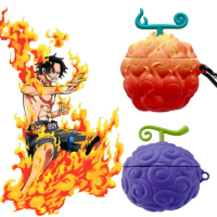 Devil Fruit For Airpods 3 2 1 Pro Case 3D Anime Ayes The Fire Fist Earphone Accessories Protective Silicone Cover For Airpod Pro