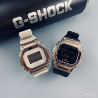 卡西歐GSHOCK女款金屬小方塊防水手錶GM-S5600-1PR/S5600PG-1/4PR XNbb Gh9e