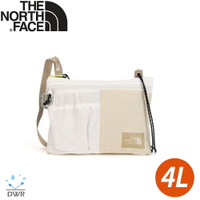 【The North Face 4L 防潑水多隔層復古休閒單肩包《淺綠/白》】52TO/單肩背提包/側背包/斜背包