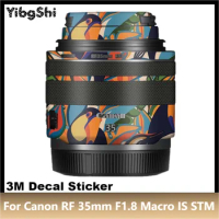 For Canon RF 35mm F1.8 Macro IS STM Lens Sticker Protective Skin Decal Film Anti-Scratch Protector Coat RF35/1.8 F/1.8