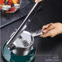 Stainless Steel Juicer Household Easy to clean Potato Mashed Potatos Device Manual Stuffing Squeezer Vegetable Dehydrator