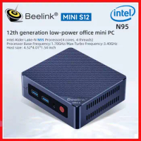 Beelink MINI S12 12th Gen Mini PC Intel Alder Lake N95 8GB DDR4 256GB SSD Wifi5 BT 1000M MINI S12 Pro N100 Desktop Computer