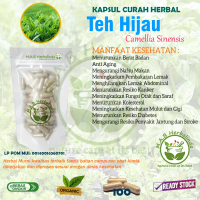 Teh Hijau 100 Kapsul Curah Herbal Bakar Lemak
