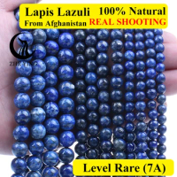 Zhe Ying Top Quality Lapis Lazuli Natural Stone Beads for Needlework Diy Jewellery Making Supplies perles fabrication de bijoux