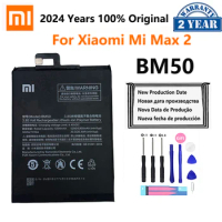 100% Orginal Xiao mi BM50 5200mAh Battery For Xiaomi Max 2 Max2 MiMax2 High Quality Phone Replacement Batteries